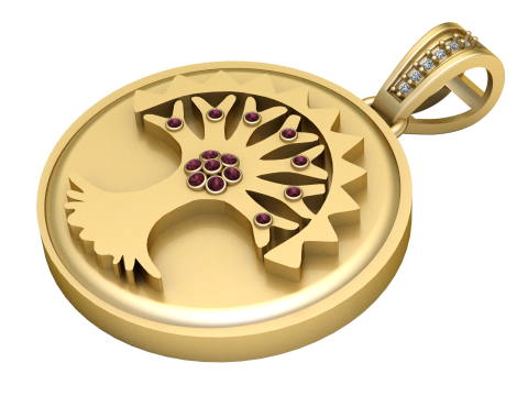3D printable pendant 3D-printmodel