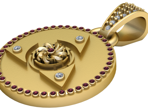 Chakra pendant 3D modeL 3D Принт Модель