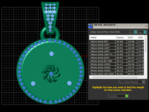 Chakra pendant 3D modeL 3D Baskı Modeli