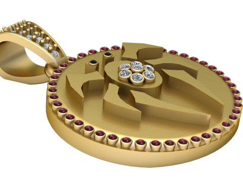 3D Jewelry Design PENDANT 3D Print Model