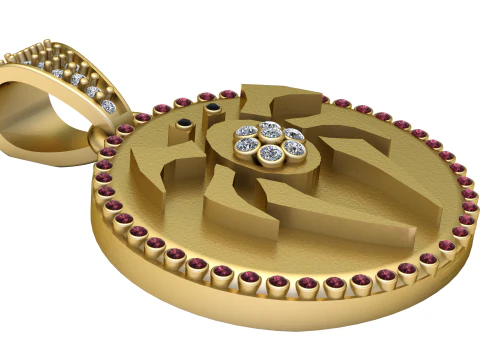 3D 珠宝设计吊坠 3D 打印模型