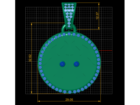 Twin Lion Pendant Modello di stampa 3D