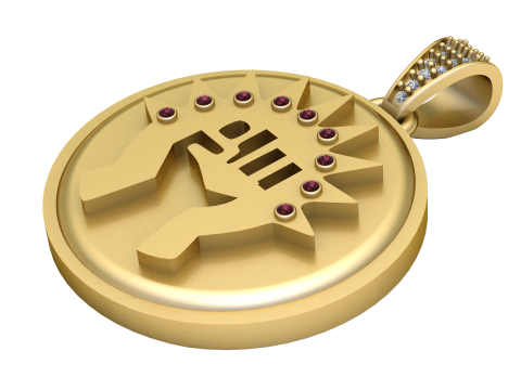 Fist Pendant 3Dプリントモデル