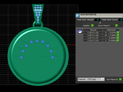 Fist Pendant 3D Print Model