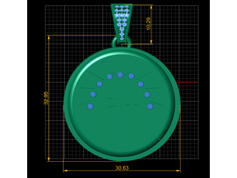 Fist Pendant 3Dプリントモデル