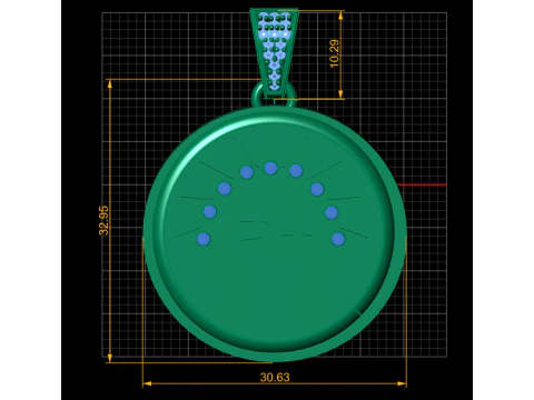 Fist Pendant 3D Print Model