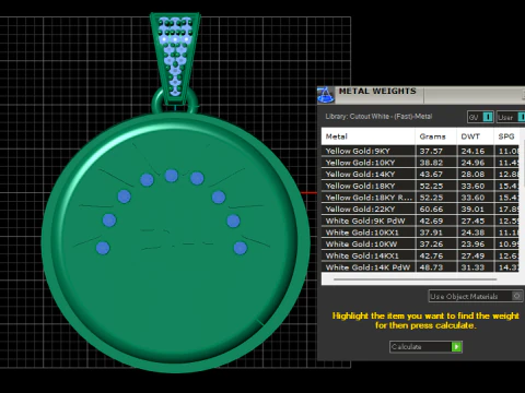 Fist Pendant 3D Print Model