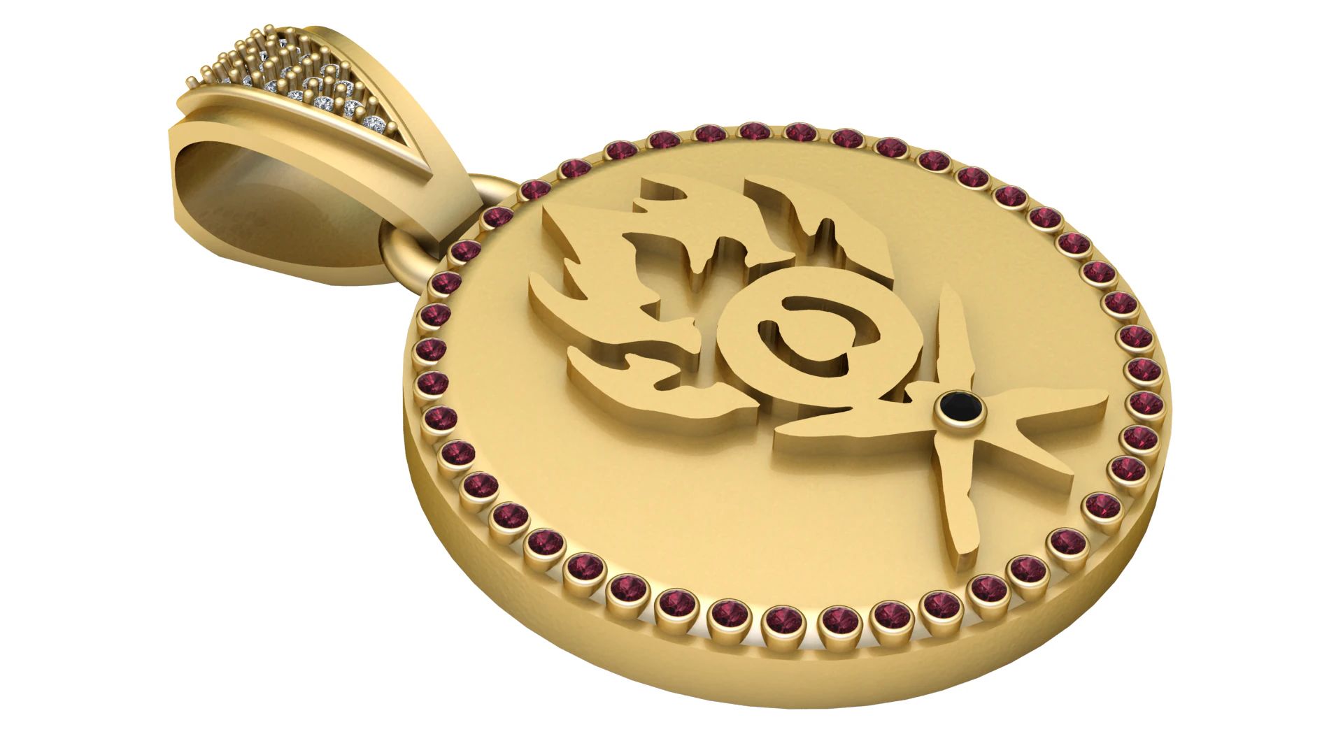 Mystic Pendant 3D Print Model .c4d .max .obj .3ds .fbx .stl .blend