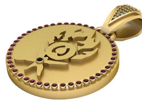 Mystic Pendant 3D Print Model