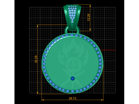 Mystic Pendant 3D Print Model