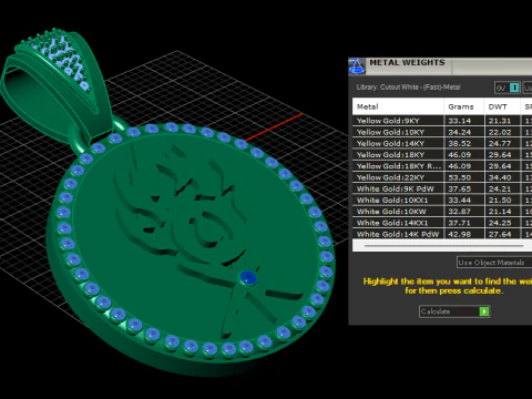 Mystic Pendant 3D Print Model