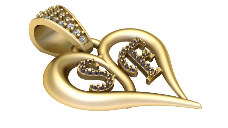 3D Pendant Design pendant 3Dプリントモデル .c4d .max .obj .3ds .fbx .stl .blend