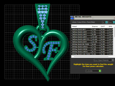 3D Pendant Design pendant 3D Print Model