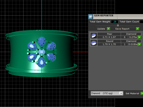 ROUND RING PANDANT 3D PRINTABLE MODAL 3D 打印模型