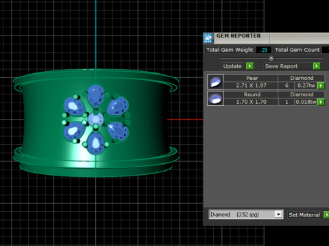 ROUND RING PANDANT 3D PRINTABLE MODAL 3D Print Model