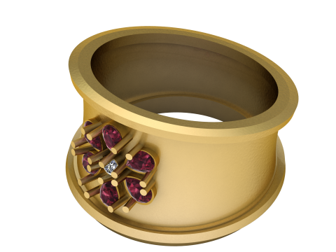 ROUND RING PANDANT 3D PRINTABLE MODAL 3D 打印模型