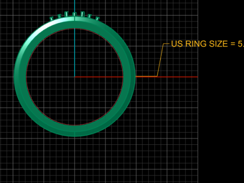 ROUND RING PANDANT 3D PRINTABLE MODAL 3D 打印模型