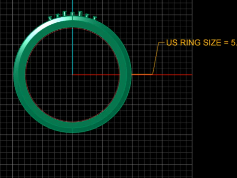 ROUND RING PANDANT 3D PRINTABLE MODAL 3D Print Model