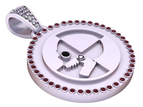 Dog ngold pendant 3D Baskı Modeli
