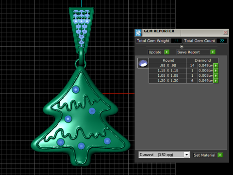 Tree pendant Modèles 3D en vedette