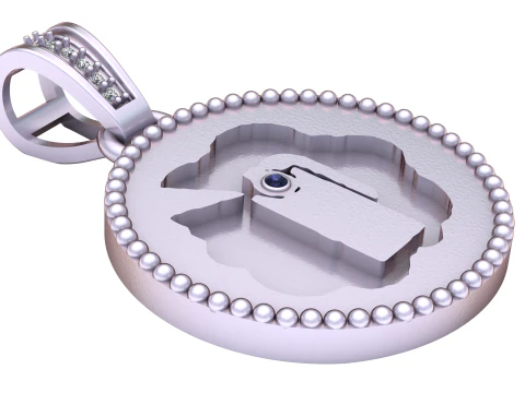 COIN PENDANT 3D PRINTABLE 3D Print Model