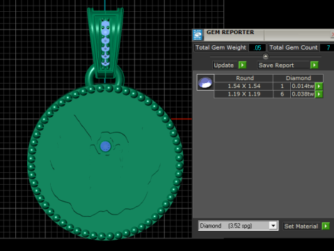 COIN PENDANT 3D PRINTABLE Model Cetak 3D