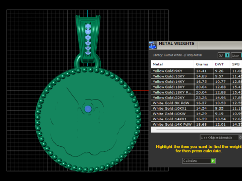 COIN PENDANT 3D PRINTABLE Model Cetak 3D