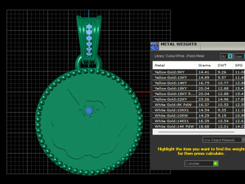 COIN PENDANT 3D PRINTABLE 3D Print Model