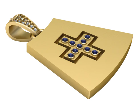 プラスペンダント 3Dプリントモデル