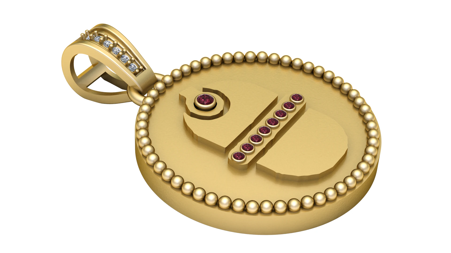 FOUNDRAE PENDANT 3D Print Model .c4d .max .obj .3ds .fbx .stl .blend 