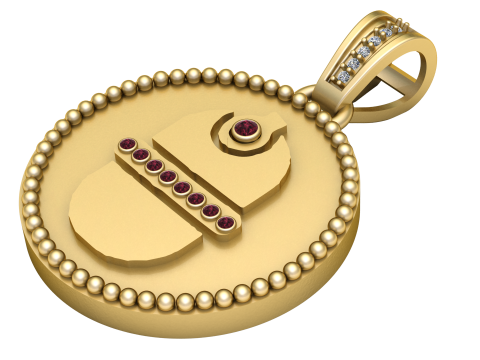 FOUNDRAE PENDANT Modello di stampa 3D