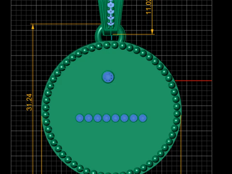 FOUNDRAE PENDANT 3D Print Model