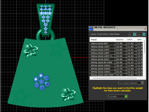 RUBY GOLD PENDANT Modèles 3D en vedette