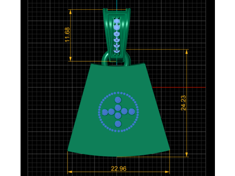 This elegant 3D gold pendant 3D 打印模型