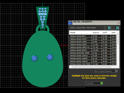Playful 3D gold pendant 3D Print Model