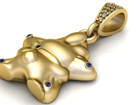 Adorable 3D pendant 3D Принт Модель