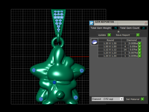 Adorable 3D pendant 3D Print Model