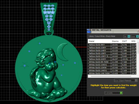 Enchanting pendant radiates 3D Print Model