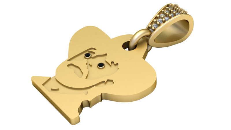 Charismatic and full of character PENDANT Model Cetak 3D .c4d .max .obj .3ds .fbx .stl .blend