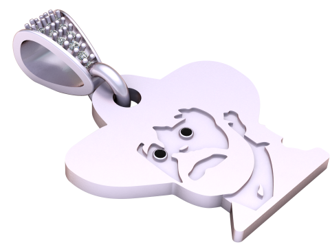 Charismatic and full of character PENDANT Model Cetak 3D