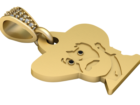 Charismatic and full of character PENDANT Model Cetak 3D