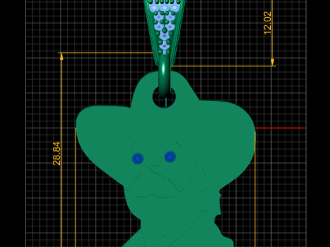 Charismatic and full of character PENDANT Model Cetak 3D