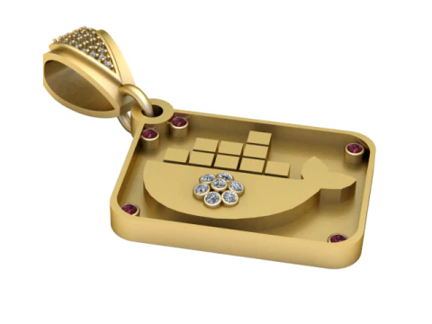 Striking pendant design 3D Print Model