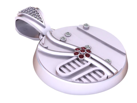 represents an elegant PENDANT 3D Print Model