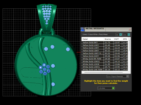represents an elegant PENDANT 3D Print Model