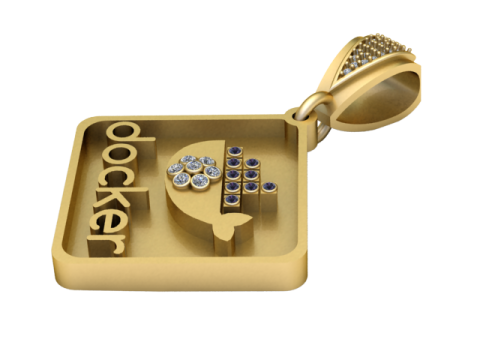 Love for technology PENDANT 3D 프린트 모델