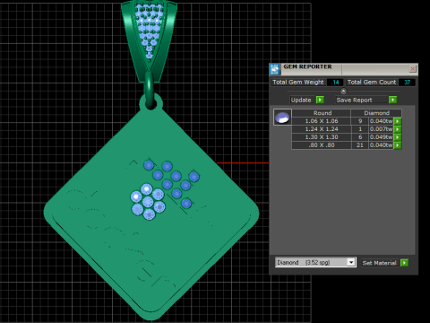 Love for technology PENDANT 3D 프린트 모델