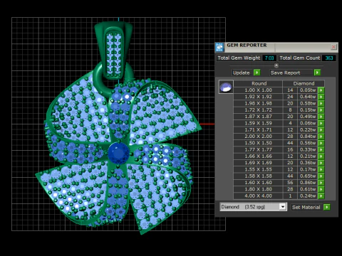 3D pendant design PENDANT 3D Print Model
