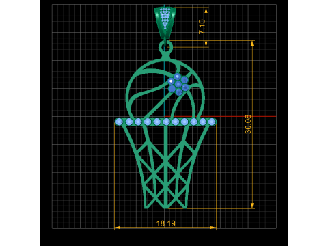 Stylish pendant design 3Dプリントモデル