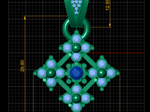 Stunning pendant design 3D-printmodel